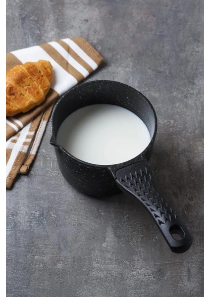 14 cm Döküm Granit Sosluk, 1 Lt Kapasiteli, Şık ve Dayanıklı Mutfak Aksesuarı