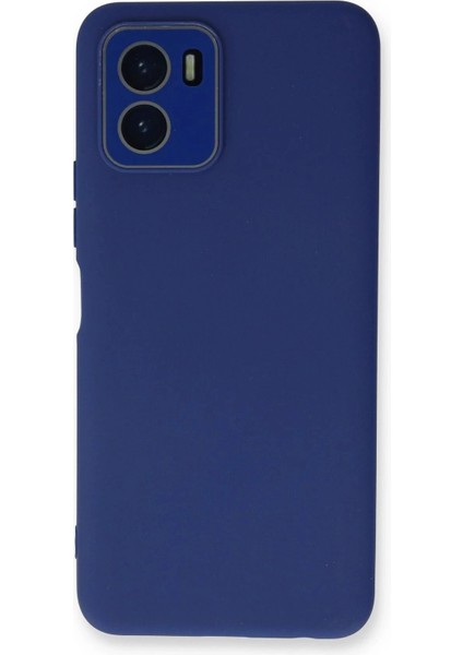 Vivo Y15S Kılıf Lansman Glass Kapak - Sky Blue