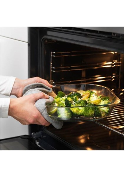 Beyaz 24.5X24.5 cm Fırın ve Servis Tepsisi, Şık ve Kullanışlı Mutfak Gereci fiyatları