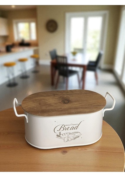 Şık Metal Ekmeklik, Modern Tasarım, Kullanışlı ve Dayanıklı Ürün