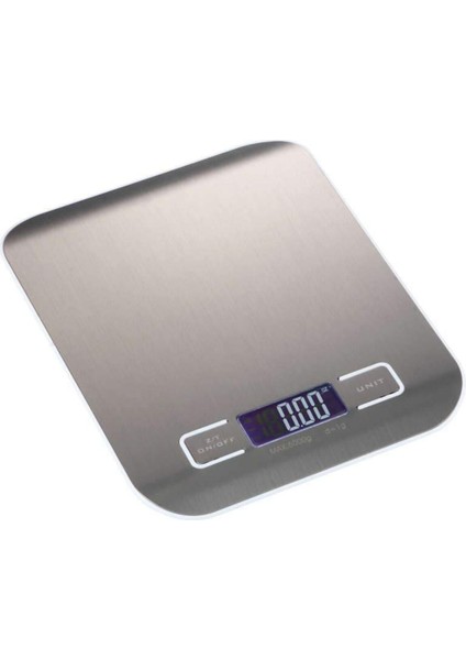 Hassas Dijital Mutfak Terazisi 5 Kg, Paslanmaz Çelik, Pil Hediyeli modelleri