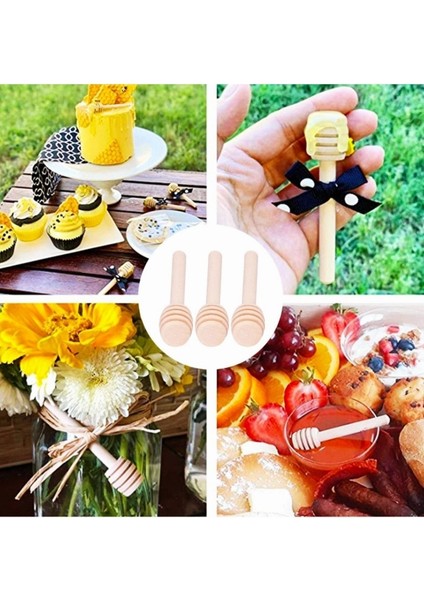 Bej Ahşap Magnet, 50'li Mini Bal Kaşığı, Klasik, 8 Cm, Şık ve Doğal Tasarım fiyatları