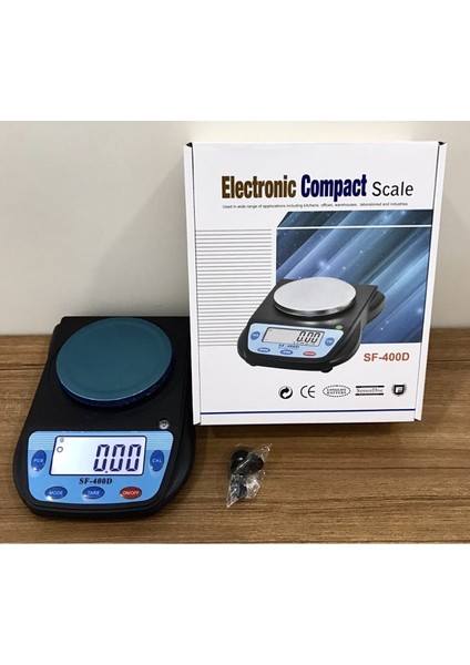 500GR/0.01GR Tartı Terazisi, Eczane, Mutfak, Gümüşçü, Tesbihçi SF-400D
