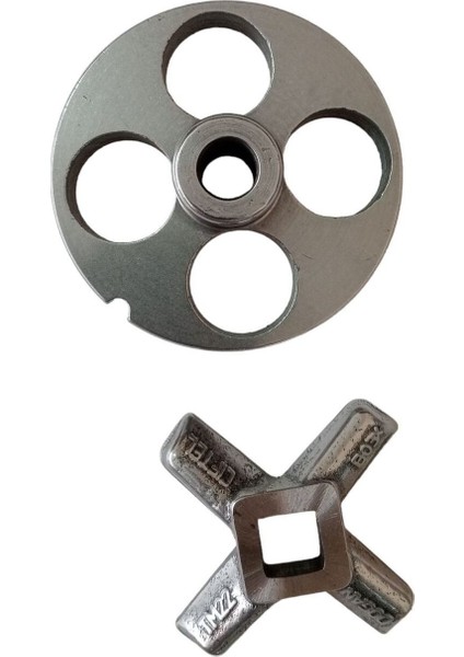 22 Numara 10 mm Çift Bıçak ve Ayna Seti, Dayanıklı Metal Tasarım