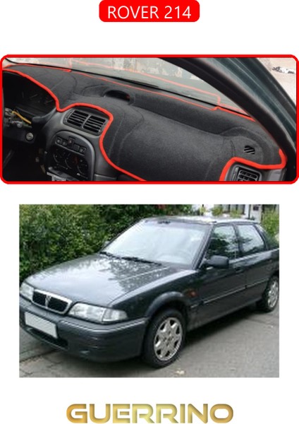Rover 214TORPİDO Koruma Halısı Kırmızı Kenar