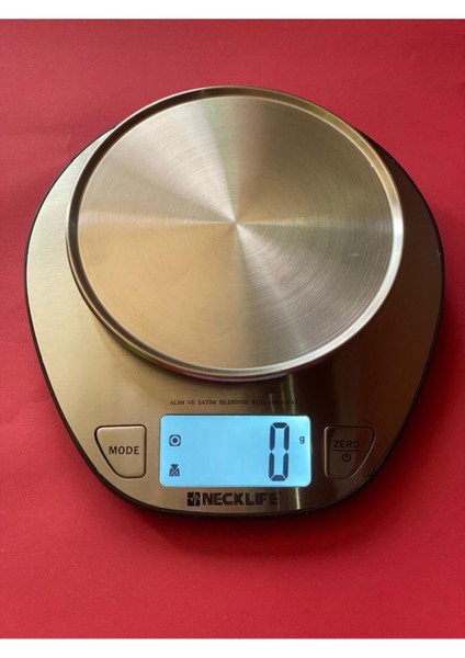 Suya Dayanıklı Mutfak Terazisi, Paslanmaz ve Güçlü Ölçüm Aleti