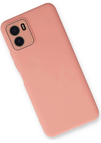 Vivo Y15S Kılıf Lansman Glass Kapak - Pembe modelleri