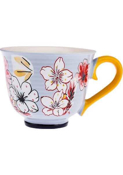 Mavi 435 ml Yeni Seramik Kupa, Şık ve Dayanıklı Tasarım indirimleri