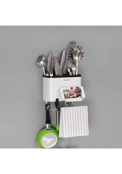 Beyaz Duvara Yapışkanlı Çatal Kaşık Bıçak Düzenleyici fırsatları