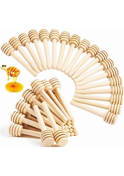 Bej Ahşap Mini Bal Kaşığı 8 Cm, 50 Adet, Klasik Tasarım, Şık ve Kullanışlı Ürün indirimleri