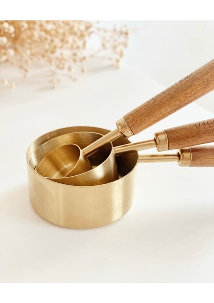 Kahverengi 3'lü Ölçü Kaşığı Seti, Pratik ve Şık Mutfak Gereci fiyatları