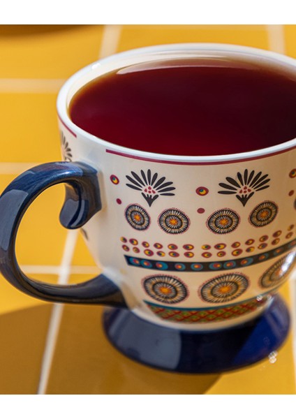 Çok Renkli 460 ml Seramik Kupa, Şık ve Dayanıklı Tasarım fiyatları