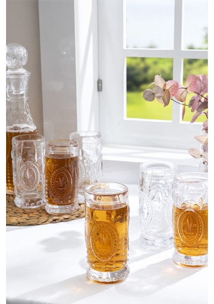 El Yapımı Beyaz Cam Bardak Seti, 4'lü, Zarif Tasarım fiyatları