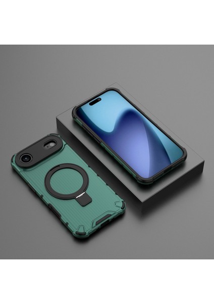 iPhone 17 Aır Telefon Kılıfı, Şeffaf Manyetik Düşmeye Dayanıklı Kılıf Kapağı ve Halka Tutucu iPhone 17 Aır (Yurt Dışından) fiyatları