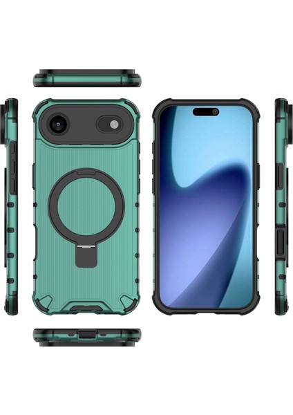iPhone 17 Aır Telefon Kılıfı, Şeffaf Manyetik Düşmeye Dayanıklı Kılıf Kapağı ve Halka Tutucu iPhone 17 Aır (Yurt Dışından) modelleri