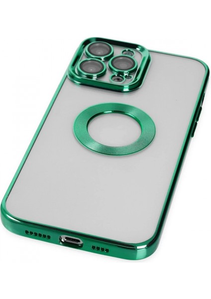 iPhone 14 Pro Max Kılıf Slot Silikon - Köknar Yeşili fırsatları