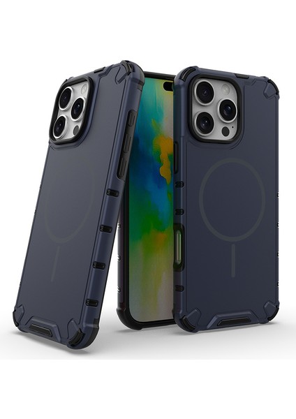 iPhone 16 Pro Max Manyetik Telefon Kılıfı, Magsafe Koruyucu Ince Uyumlu Telefon Kılıfı iPhone 16 Pro Max (Yurt Dışından)