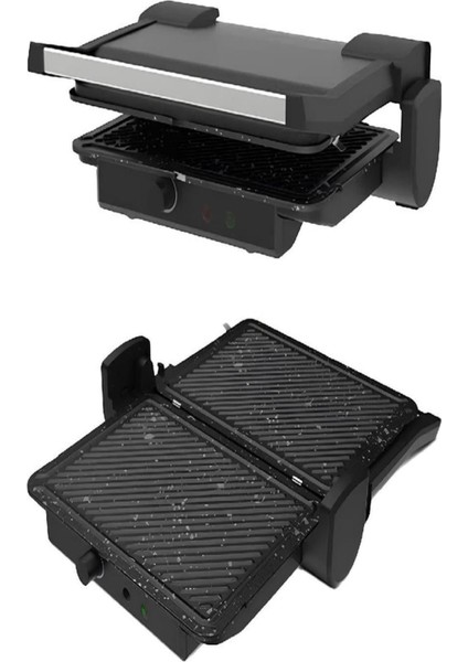 Renkli Tost Makinesi Siyah K-469, Pratik ve Şık Tasarım