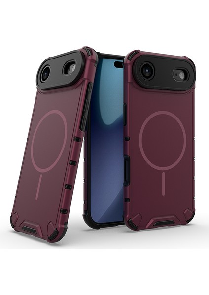 iPhone 17 Air Manyetik Telefon Kılıfı, Magsafe Koruyucu Ince Uyumlu Telefon Kılıfı iPhone 17 Air (Yurt Dışından)