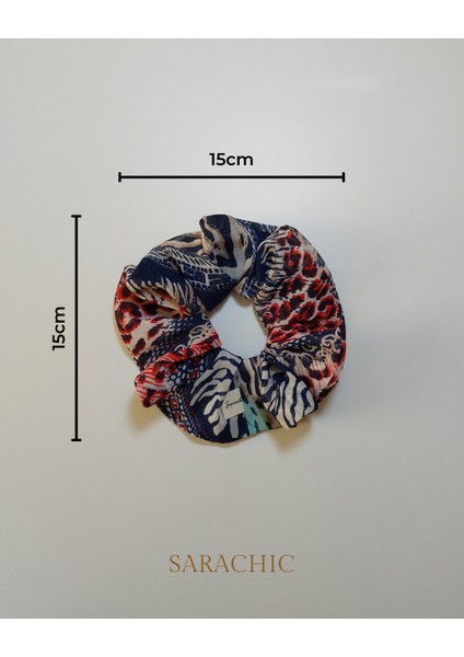 Kırmızı Leopar Scrunchie fiyatları