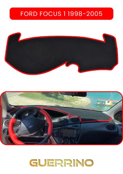 Ford Focus 1 (1998-2005)TORPİDO Koruma Halısı Kırmızı Kenar