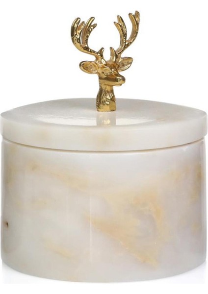 El Yapımı Doğal Mermer Baharat ve Tuzluk Seti, Şık ve Kullanışlı Tasarım