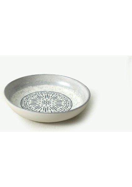 Beyaz Stone Halka Çerezlik ve Sosluk Seti 13 cm 6 Adet modelleri