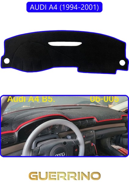 Audı А4 (1994-2001)TORPİDO Koruma Halısı Mavi Kenar