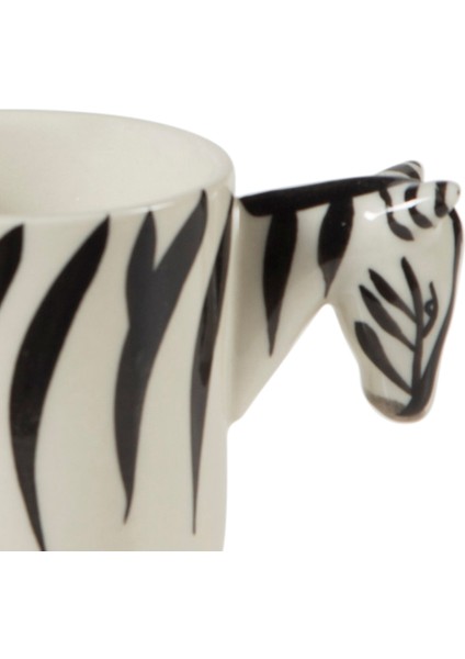 Renkli Zebra Desenli Kahve Fincanı, Şık ve Kaliteli Tasarım modelleri
