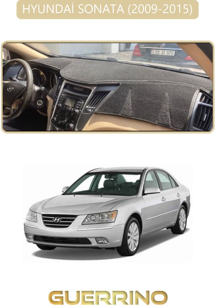 Hyundai Sonata 2009-2015TORPİDO Koruma Halısı Bej Kenar