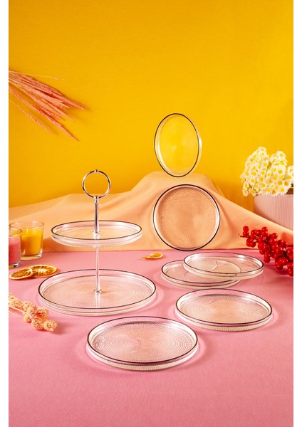 7 Parça Siyah Fileli Servis ve Sunum Seti, Şık ve Kullanışlı Tasarım fırsatları