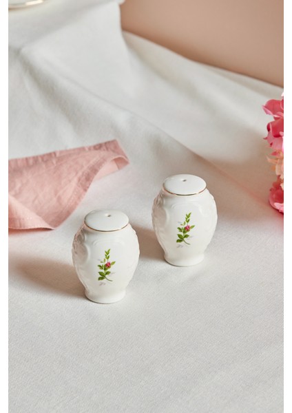 Vintage Rose 7 cm Tuzluk Biberlik Seti, Şık ve Zarif Tasarım modelleri