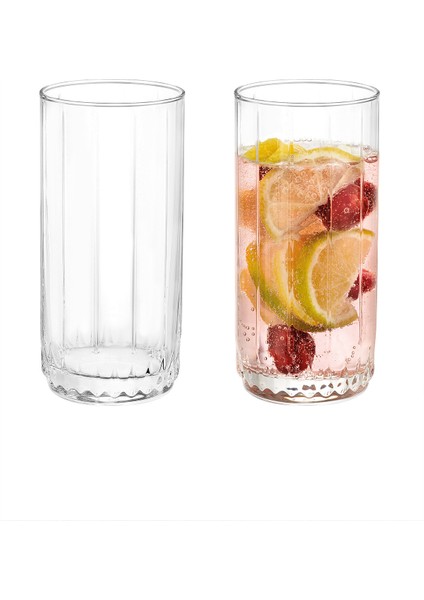 4'lü Şeffaf Meşrubat Bardağı Seti, Şık ve Kullanışlı Ev Aksesuarı modelleri