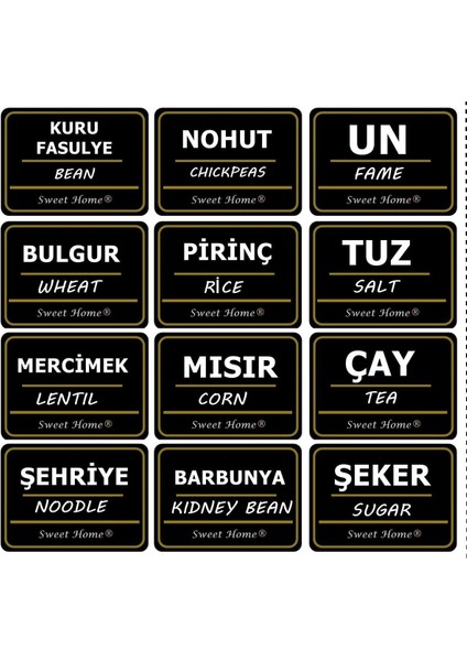 6 Adet 850CC Köşeli Cam Kavanoz, Siyah Kapaklı, Baharat ve Bakliyat Saklama Kapları fırsatları