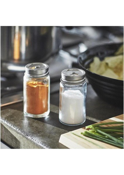 Cam Tuzluk ve Karabiberlik, 8 Cm, 2'li Set, Şık ve Kullanışlı Tasarım fiyatları