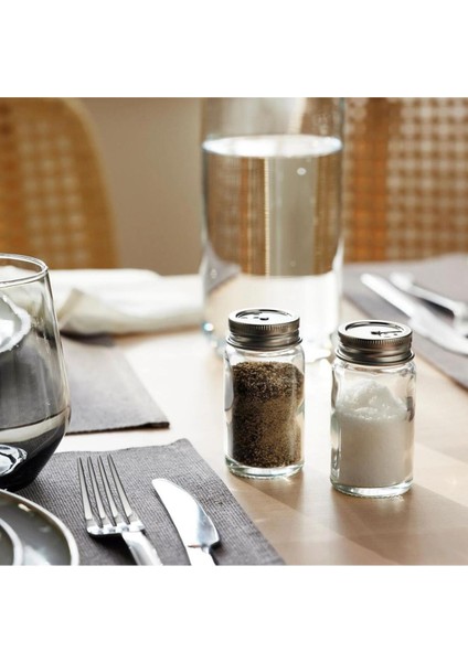 Cam Tuzluk ve Karabiberlik, 8 Cm, 2'li Set, Şık ve Kullanışlı Tasarım modelleri