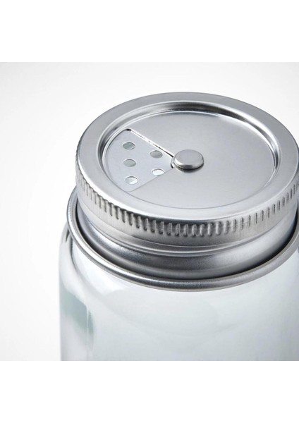 Cam Tuzluk ve Karabiberlik, 8 Cm, 2'li Set, Şık ve Kullanışlı Tasarım