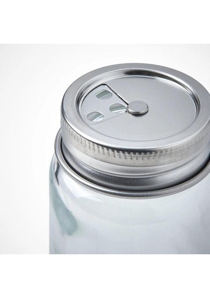 Cam Tuzluk ve Karabiberlik, 8 Cm, 2'li Set, Şık ve Kullanışlı Tasarım