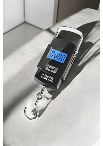 El Terazisi 50 kg Pilli LED Ekran, Hafif ve Pratik Ağırlık Ölçer
