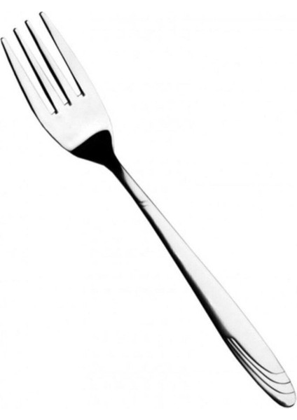 12'li Metalik Tatlı Çatal Seti, Şık ve Kullanışlı Ev Gereçleri