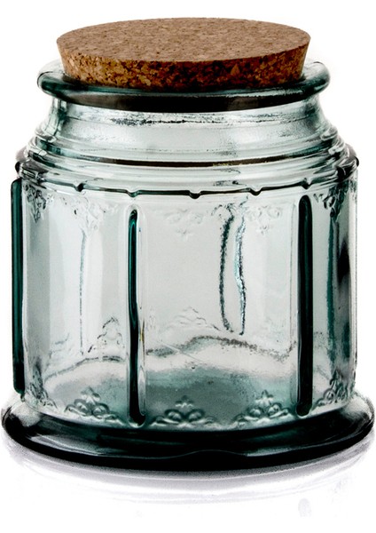 Beyaz 1,5cc Mantar Kapaklı Seramik Kavanoz, Şık ve Kullanışlı Saklama Çözümü