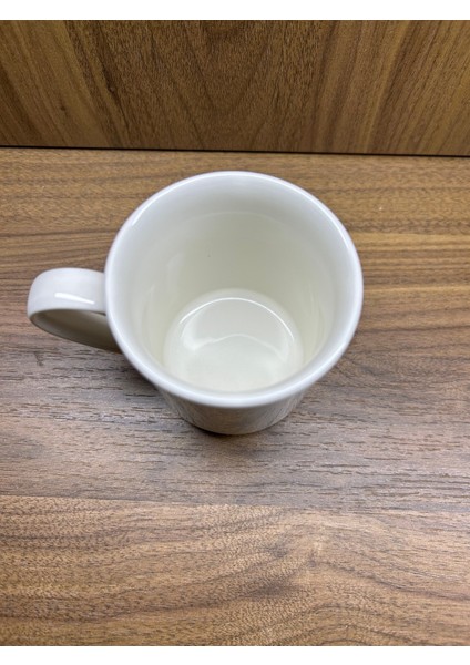 6'lı Beyaz Sade Porselen Kupa Takımı, Şık ve Kullanışlı Ev Dekoru. fırsatları