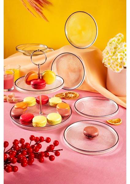 Şık Siyah 7 Parça Servis ve Sunum Seti, Zarif ve Kullanışlı Tasarım