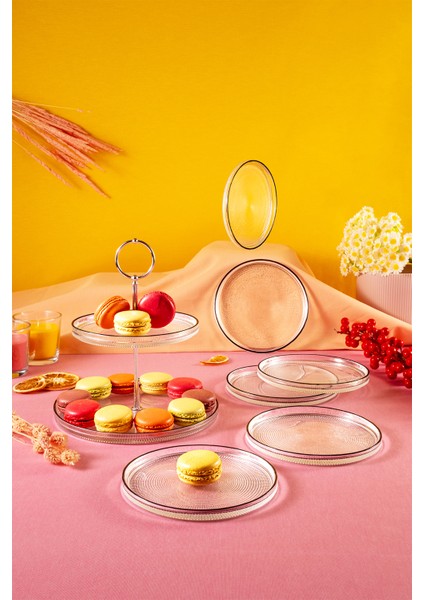 Şık Siyah 7 Parça Servis ve Sunum Seti, Zarif ve Kullanışlı Tasarım modelleri