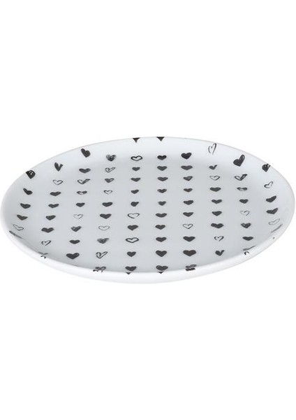 Çok Renkli 4 Parça 19 cm Tabak Seti, Şık ve Renkli Sunumlar Için Ideal