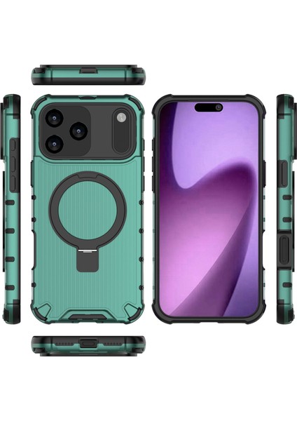 iPhone 17 Pro Telefon Kılıfı, Şeffaf Manyetik Düşmeye Dayanıklı Kılıf Kapağı ve Halka Tutucu iPhone 17 Pro (Yurt Dışından) fiyatları