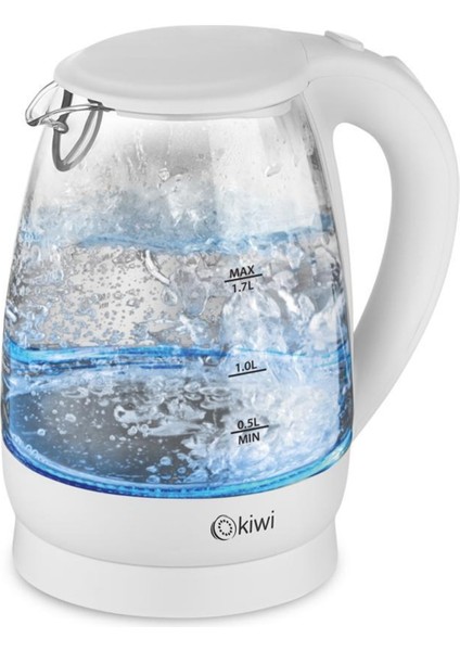 Beyaz Elektrikli Su Isıtıcı, Hızlı ve Pratik Kullanım, Dayanıklı Tasarım