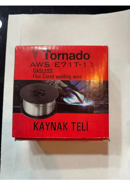 Gaz Korumasız Özlü Kaynak Teli 0,80MM 1 kg indirimleri