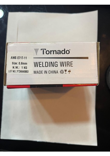 Gaz Korumasız Özlü Kaynak Teli 0,80MM 1 kg