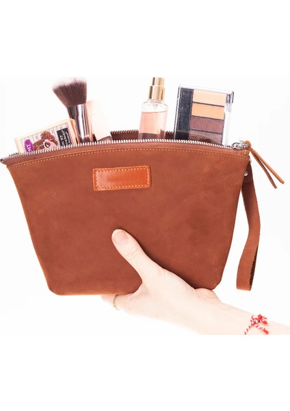 Luna Kadın Seyahat Kozmetik Bakım Makyaj Çantası Organizer Tan Rengi modelleri